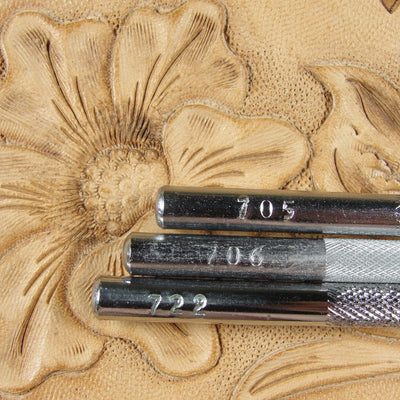 Vintage Craftool Co - Lined Seeder Stamp Set | Pro Leather Carvers