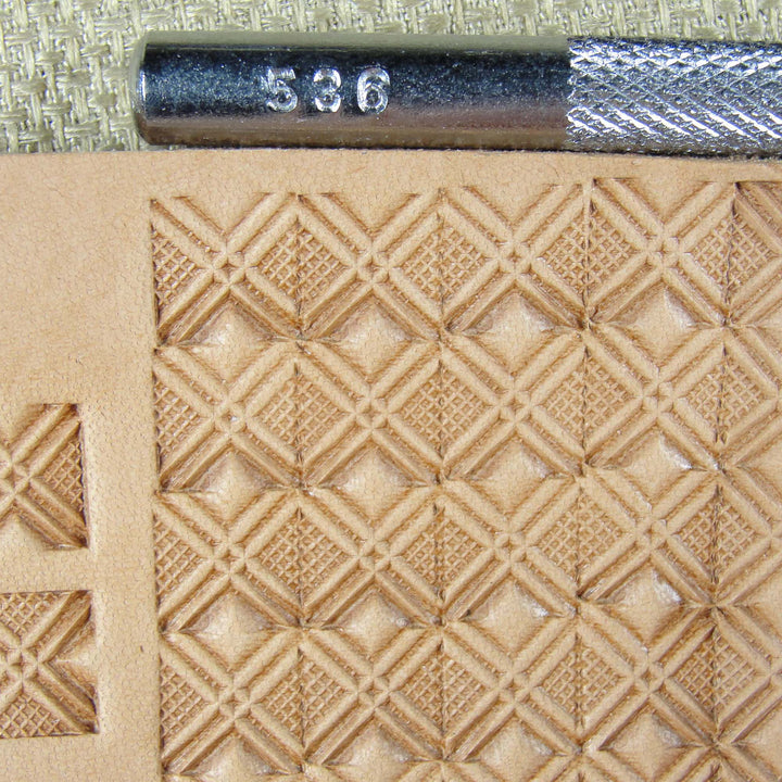 Vintage Craftool Co. #536 Geometric Stamp | Pro Leather Carvers