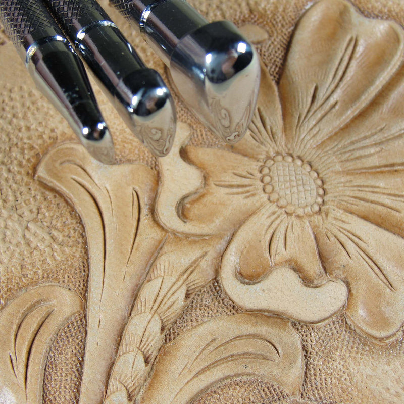 Smooth Pear Shader Stamp Set - Japan Select | Pro Leather Carvers