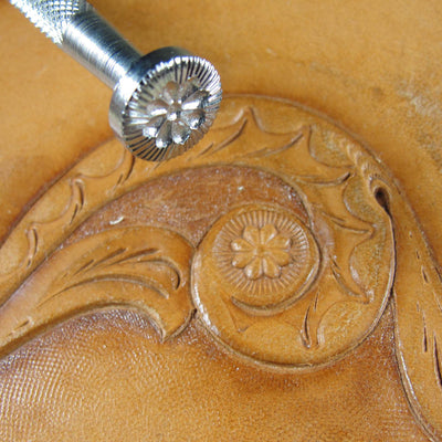 Vintage Craftool Co. #547 Flower Center Stamp | Pro Leather Carvers