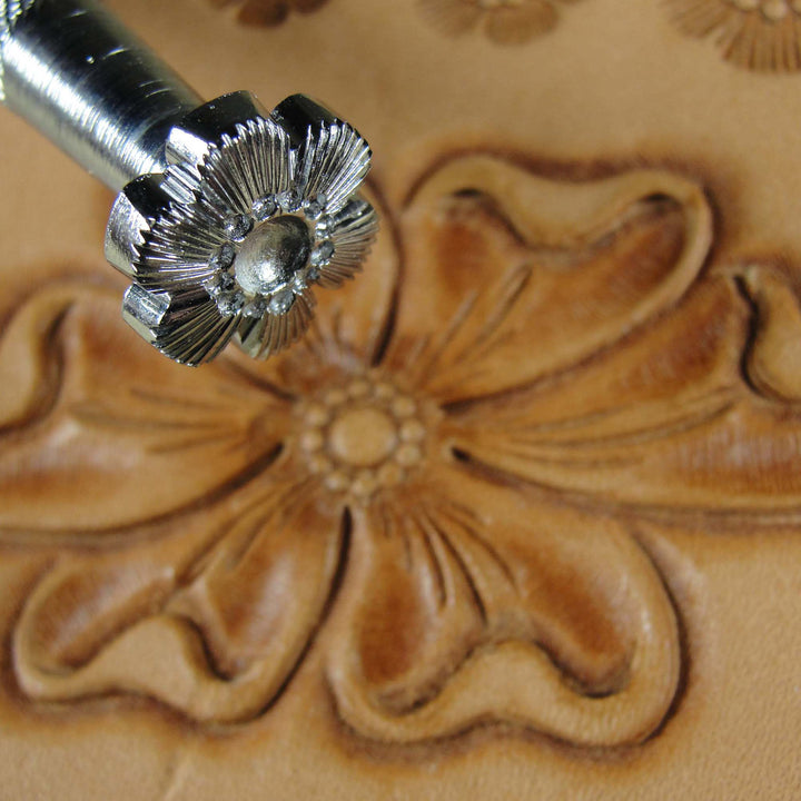 Vintage Craftool Co. #820 Flower Center Stamp | Pro Leather Carvers