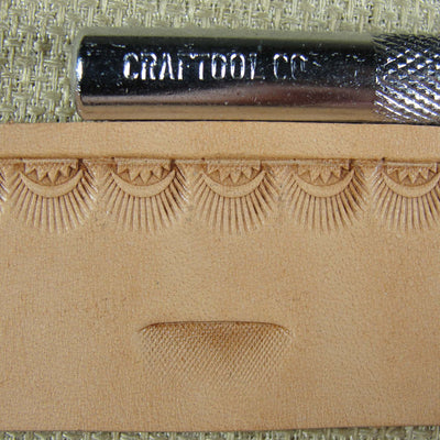 Vintage Craftool Co #196 Checkered Beveler Stamp | Pro Leather Carvers