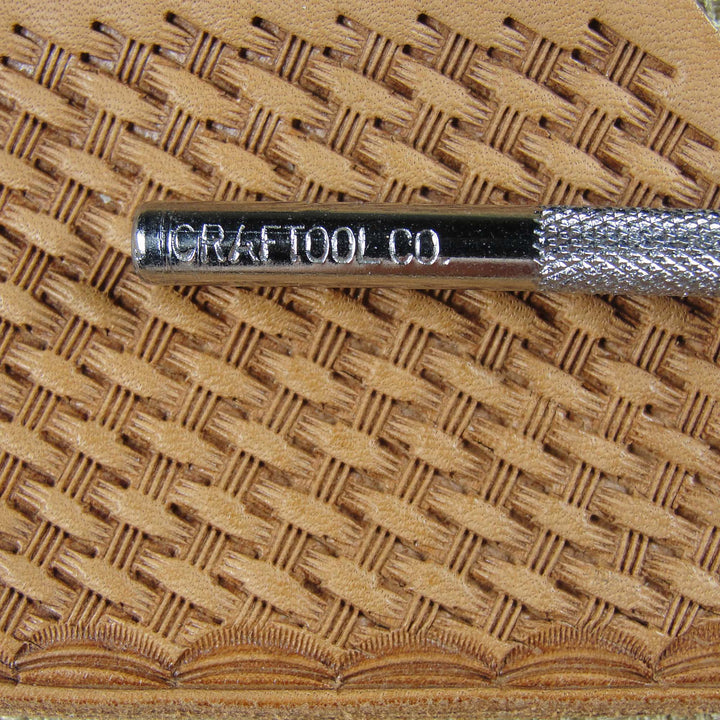 Vintage Craftool Co. #811 XSm Basket Weave Stamp | Pro Leather Carvers