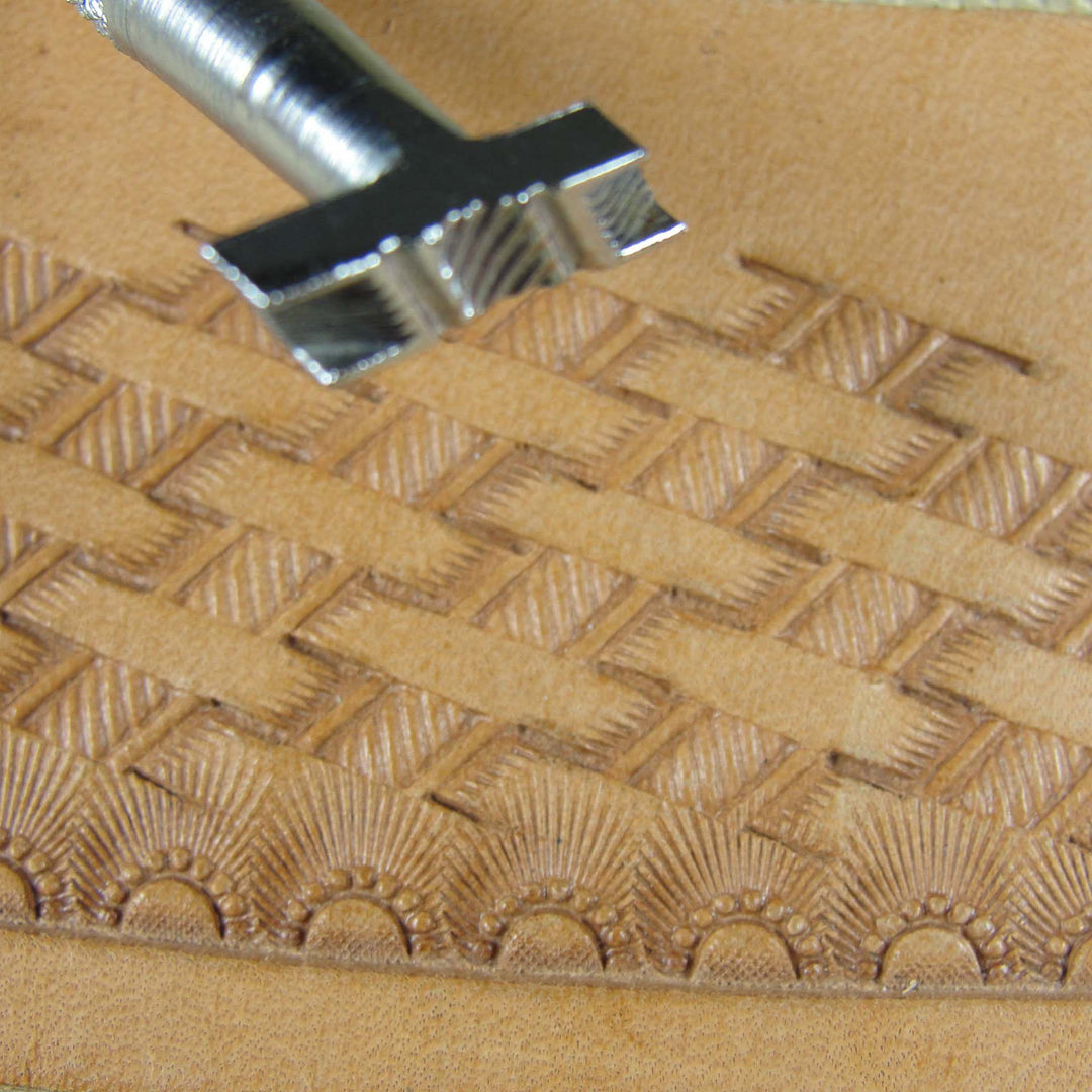 Vintage Craftool Co. #505 Basket Weave Stamp | Pro Leather Carvers