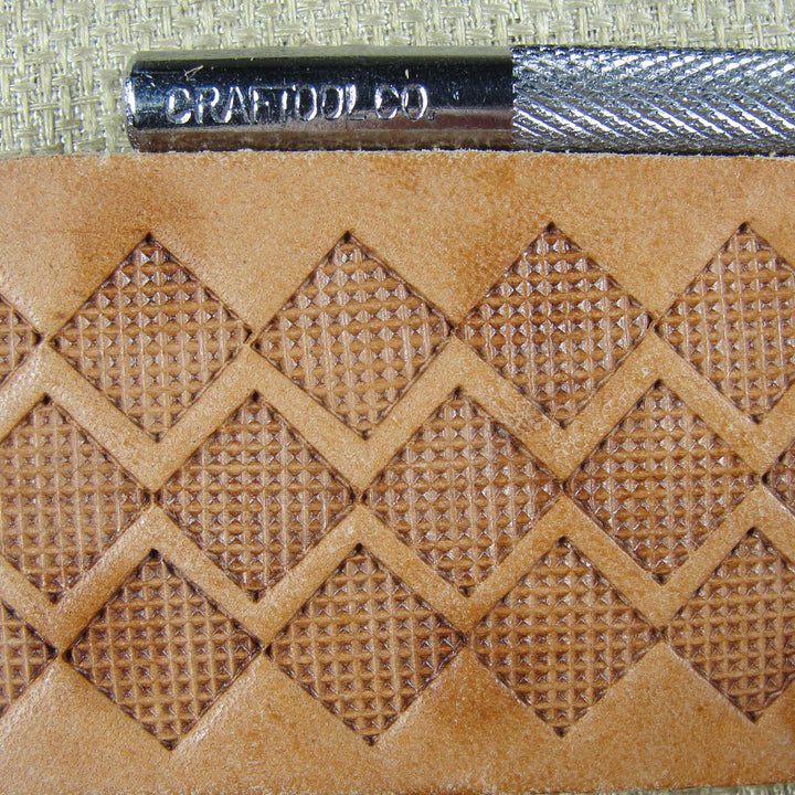 Vintage Craftool Co. #619 Geometric Stamp | Pro Leather Carvers
