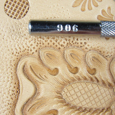 Vintage Craftool Co. #906 Curved Stop Stamp | Pro Leather Carvers