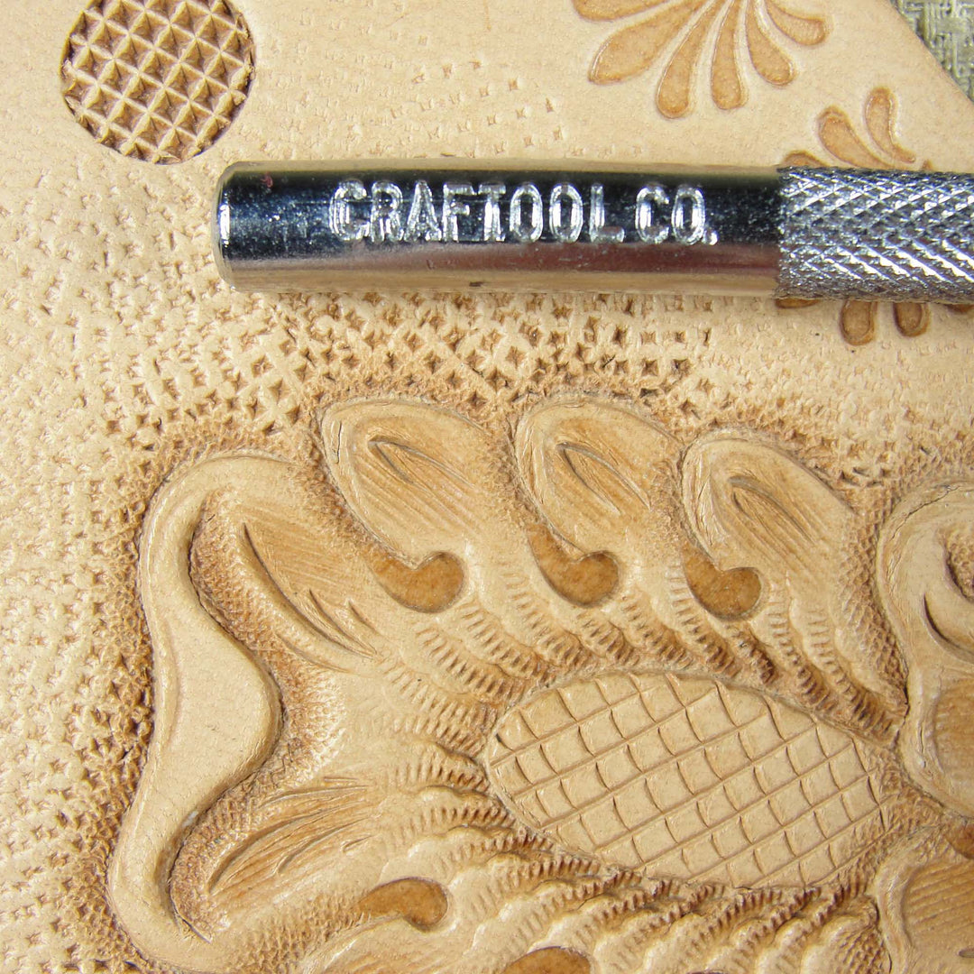 Vintage Craftool Co. #906 Curved Stop Stamp | Pro Leather Carvers
