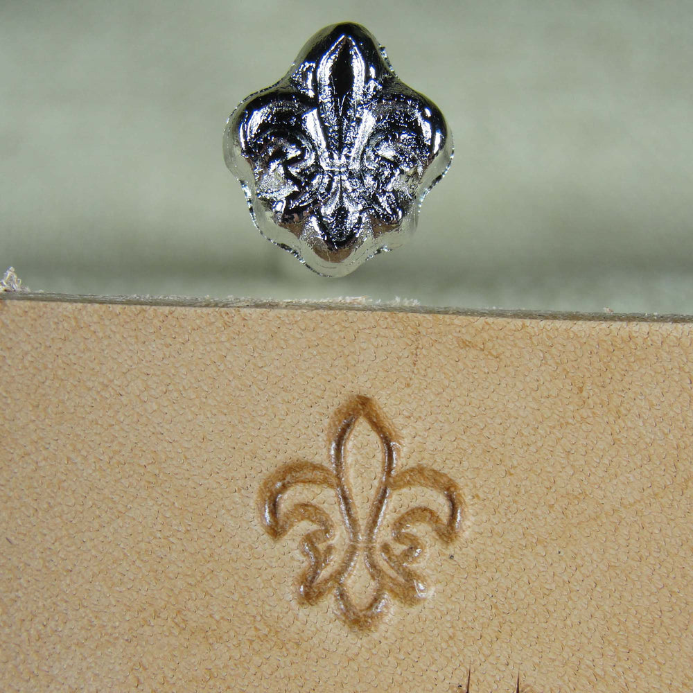 G508 Fleur-de-lis Floral Leather Stamping Tool | Pro Leather Carvers