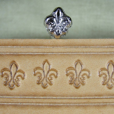 G508 Fleur-de-lis Floral Leather Stamping Tool | Pro Leather Carvers