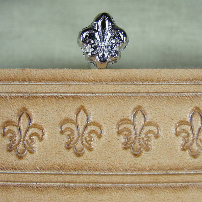 G508 Fleur-de-lis Floral Leather Stamping Tool | Pro Leather Carvers