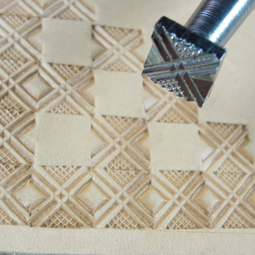 Vintage Craftool Co. #537 Geometric Stamp | Pro Leather Carvers
