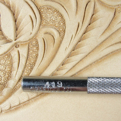 Vintage Craftool Co. #419 Checkered Veiner Stamp | Pro Leather Carvers