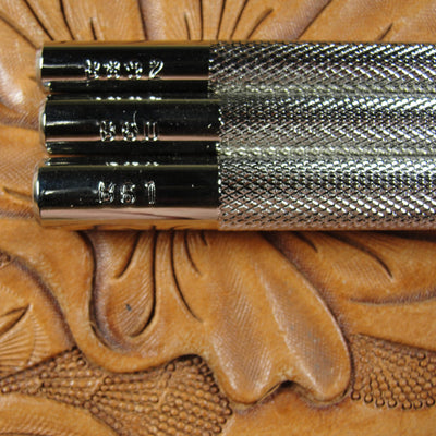 Set of 3 Undercut Beveler Leather Stamps | Pro Leather Carvers