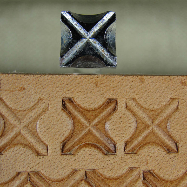 Vintage Craftool Co. #543 Geometric Stamp | Pro Leather Carvers