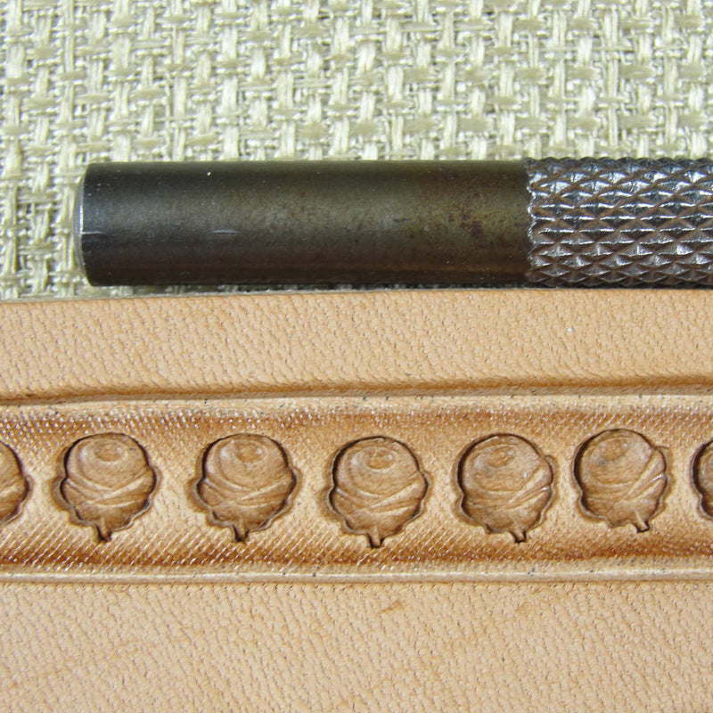 Vintage Leather Tool - Small Rose Flower Stamp | Pro Leather Carvers