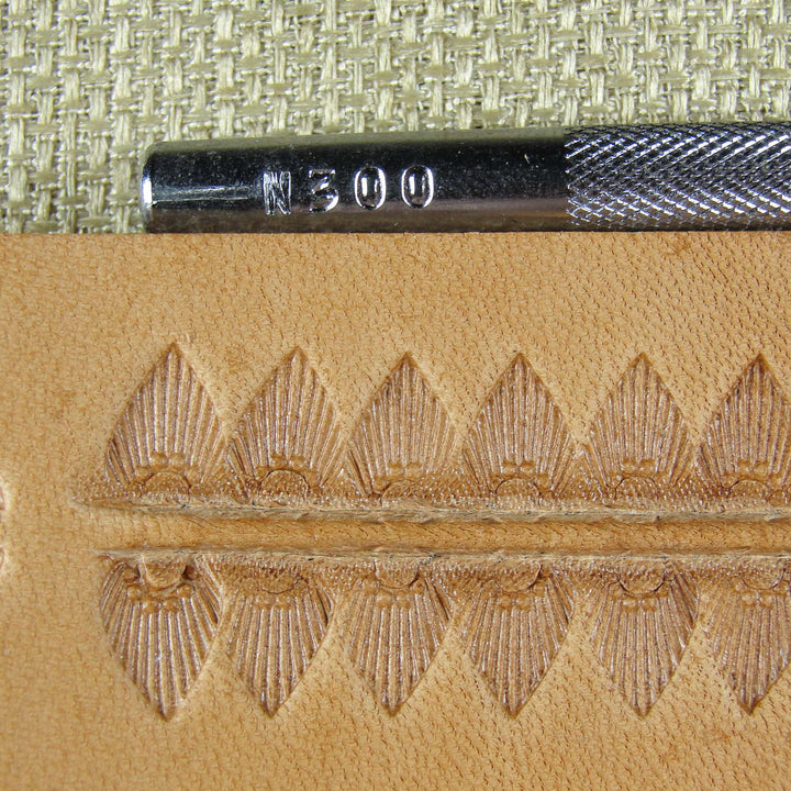 Vintage Craftool Co. #N300 Sunburst Border Stamp | Pro Leather Carvers