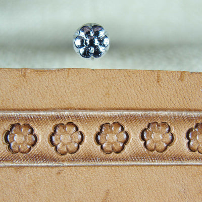Vintage Craftool Co. #D617 Small Flower Stamp | Pro Leather Carvers