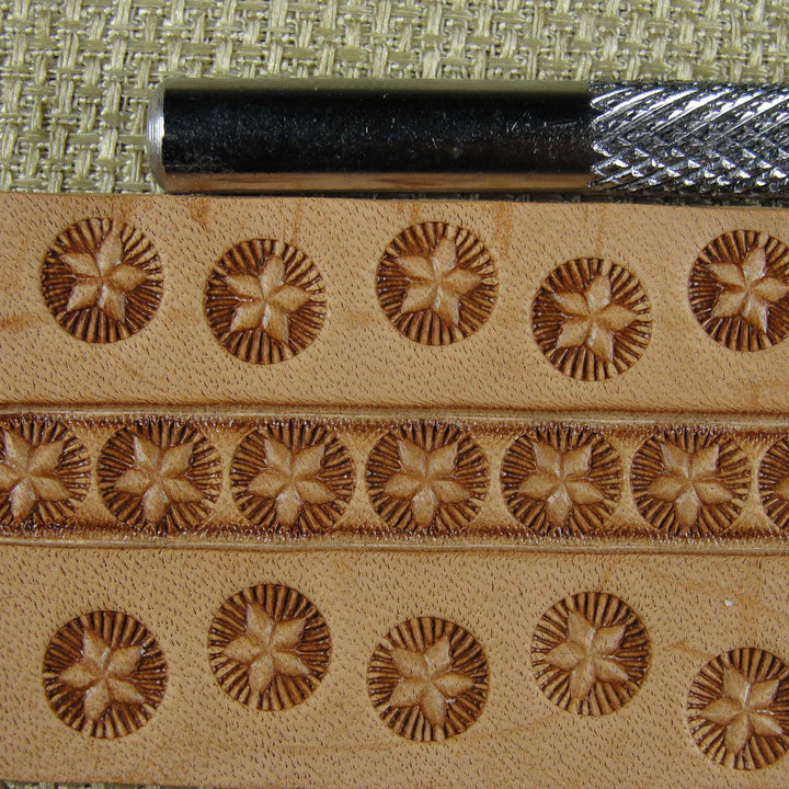 Vintage Craftool Co. #713 Star Geometric Stamp | Pro Leather Carvers