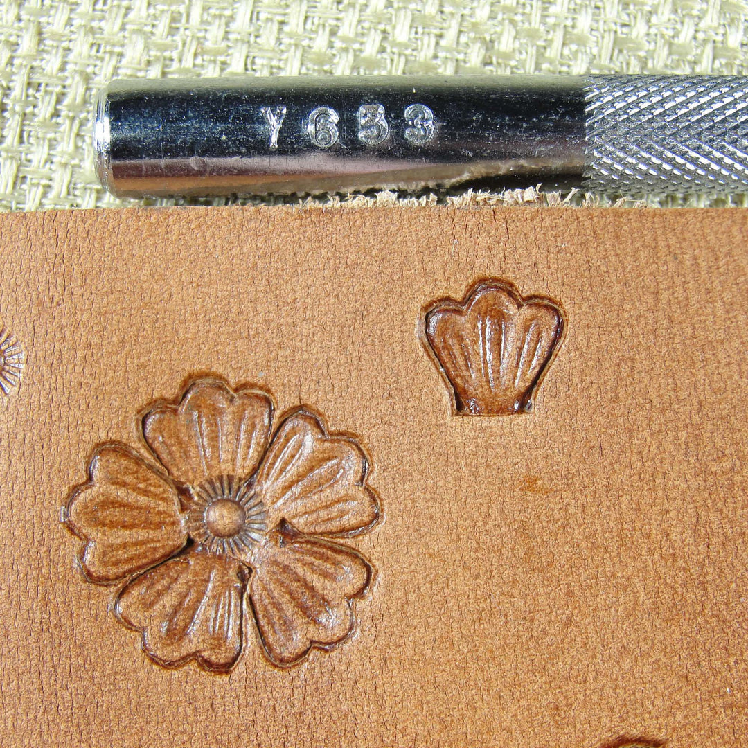Vintage Craftool Co USA #Y653 Flower Petal Stamp | Pro Leather Carvers