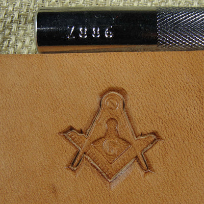 Vintage Craftool Co. #Z886 Mason Logo Stamp | Pro Leather Carvers