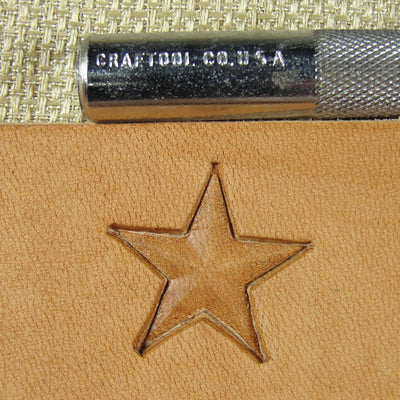 Vintage Craftool Co. USA #Z784 Large Star Stamp | Pro Leather Carvers