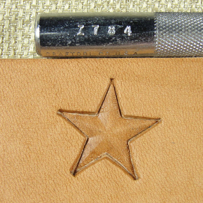 Vintage Craftool Co. USA #Z784 Large Star Stamp | Pro Leather Carvers