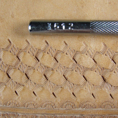 Vintage Craftool Co. #X512 Basket Weave Stamp | Pro Leather Carvers