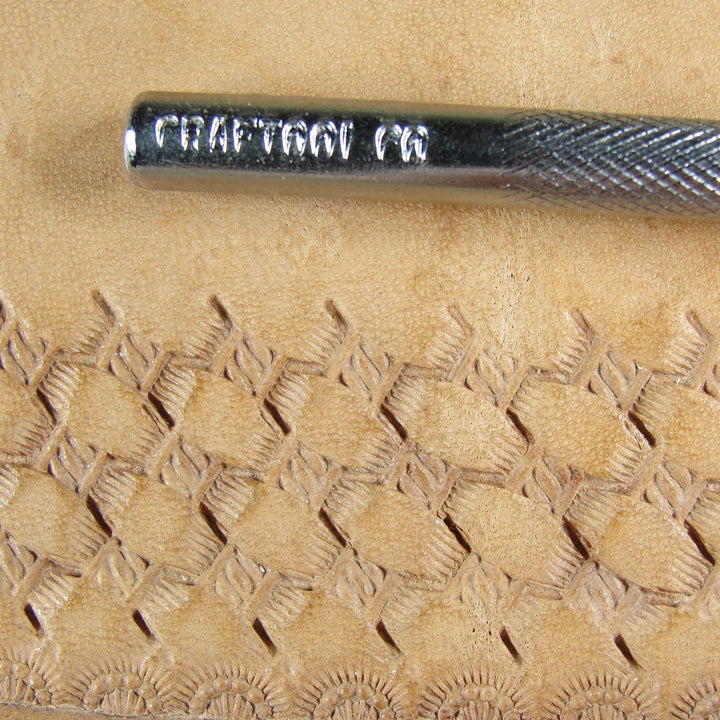 Vintage Craftool Co. #X512 Basket Weave Stamp | Pro Leather Carvers