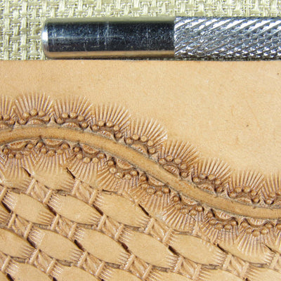 Vintage Craftool Co. #305 5-Seed Border Stamp | Pro Leather Carvers