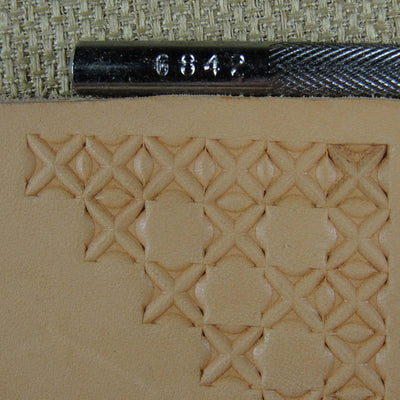 Vintage Craftool Co. #G842 Small Geometric Stamp | Pro Leather Carvers