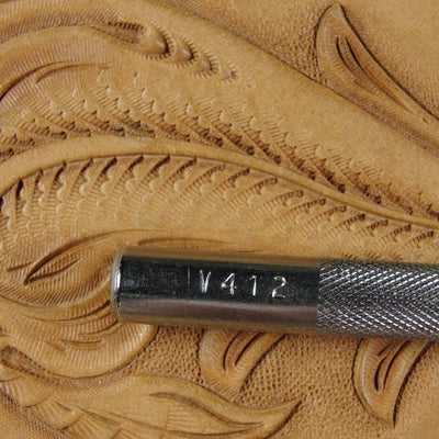 Vintage Craftool Co. #V412 Large Veiner Stamp | Pro Leather Carvers