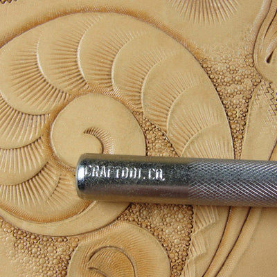 Vintage Craftool Co #C455 Large Camouflage Stamp | Pro Leather Carvers