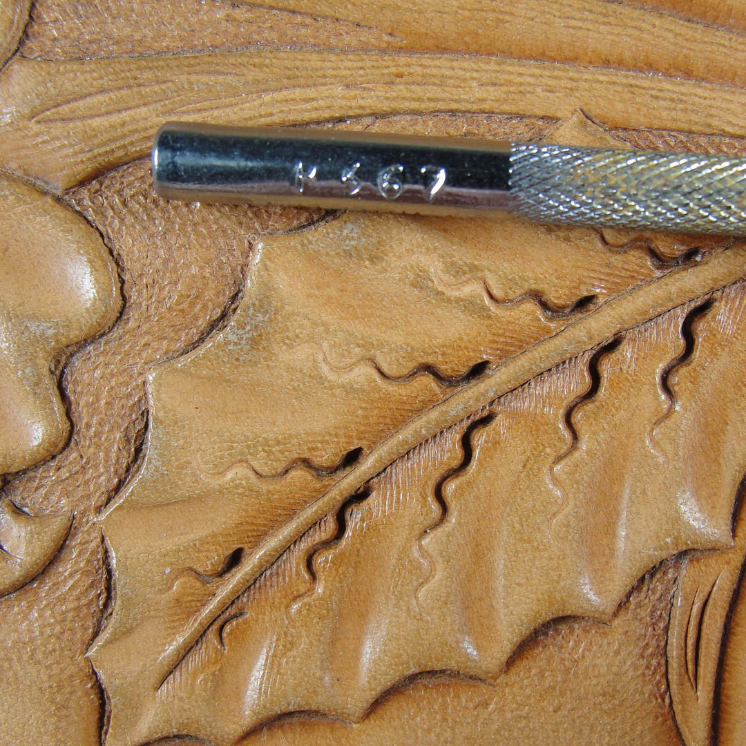 Vintage Craftool Co. #P367 Thumb Print Stamp | Pro Leather Carvers