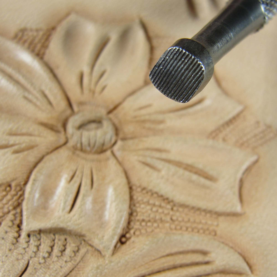 Vintage Leather Tool - Lined Beveler Stamp | Pro Leather Carvers