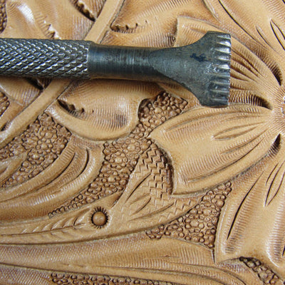 Vintage Leather Tool - Sawtooth Veiner Stamp | Pro Leather Carvers