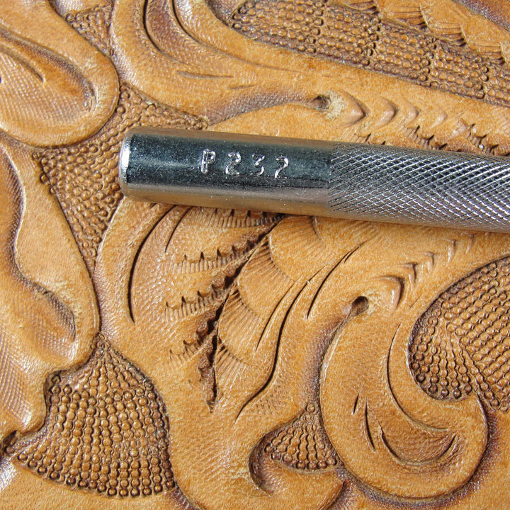 Vintage Craftool Co. #P232 Pear Shader Stamp | Pro Leather Carvers