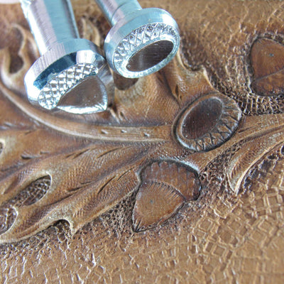 Vintage Craftool Co - #553/561 Acorn Stamp Set | Pro Leather Carvers