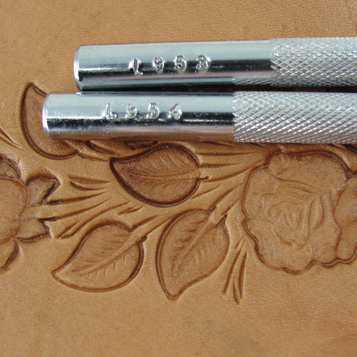 Vintage Craftool Co. USA #L953/L954 Leaf Set | Pro Leather Carvers