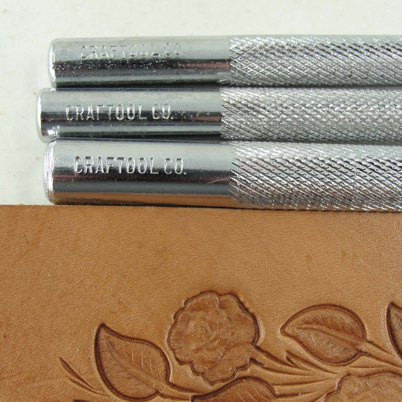 Vintage Craftool Co. Rose Flower Stamp Set | Pro Leather Carvers