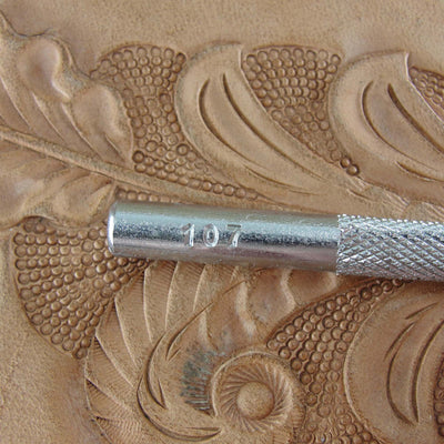Vintage Craftool Co. #107 Bar Grounder Stamp | Pro Leather Carvers