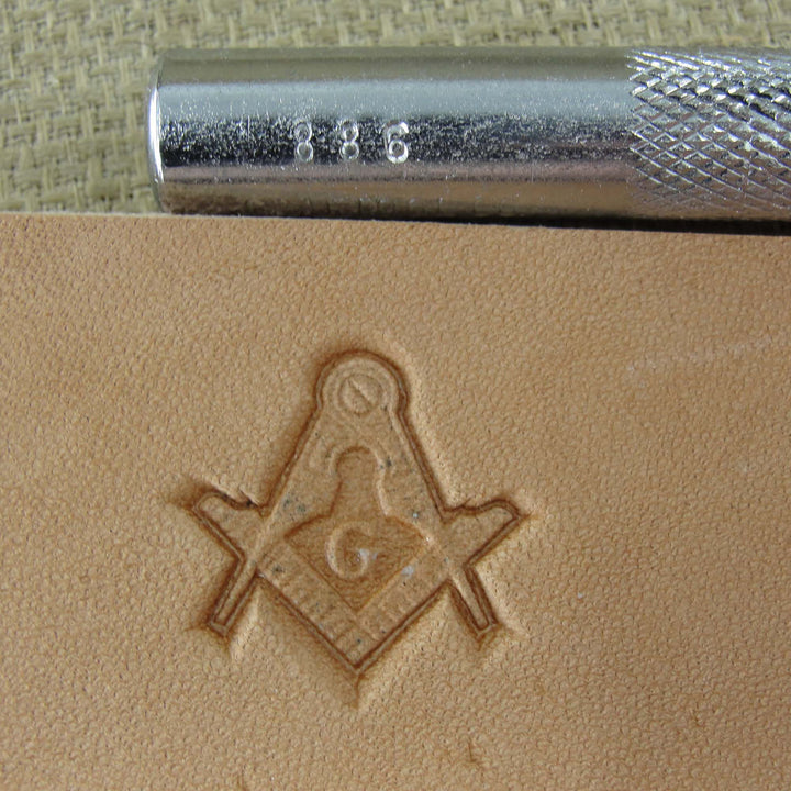 Vintage Craftool Co. #886 Mason Logo Stamp | Pro Leather Carvers