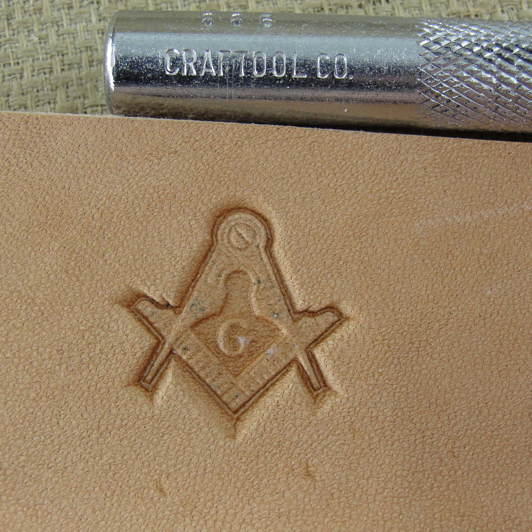Vintage Craftool Co. #886 Mason Logo Stamp | Pro Leather Carvers