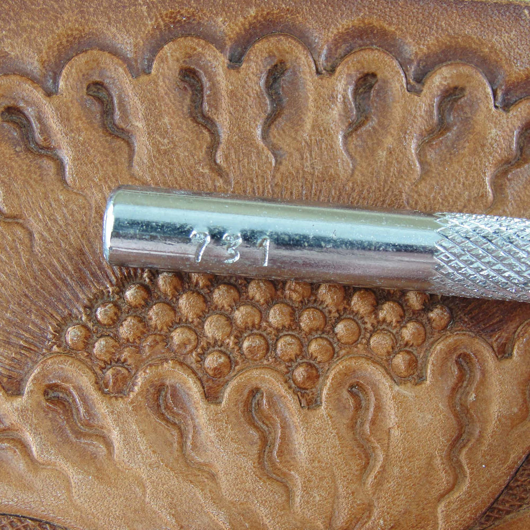 Vintage Craftool Co. #731 Crowner Leather Stamp | Pro Leather Carvers
