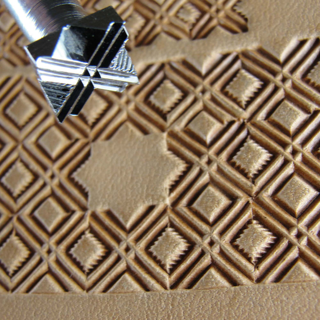 Vintage Craftool Co. #G539 Geometric Stamp | Pro Leather Carvers