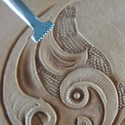 Vintage RBS #101-8 8-Seed Bar Grounder Stamp | Pro Leather Carvers
