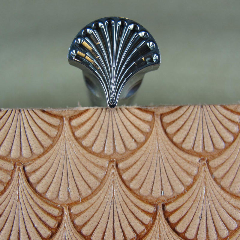 Petal Shell Burst Geometric Leather Stamp - King | Pro Leather Carvers