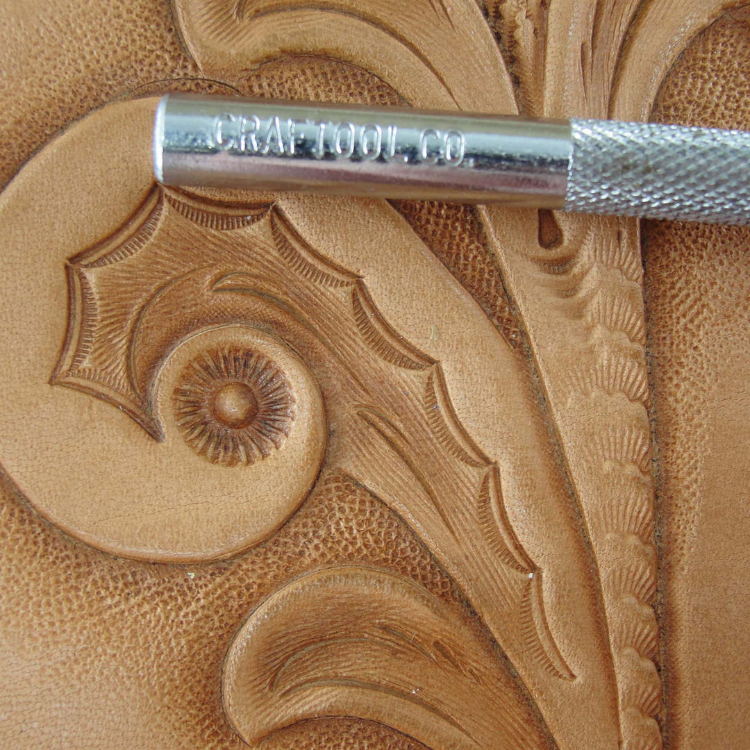 Vintage Craftool Co. #347 Lined Seeder Stamp | Pro Leather Carvers