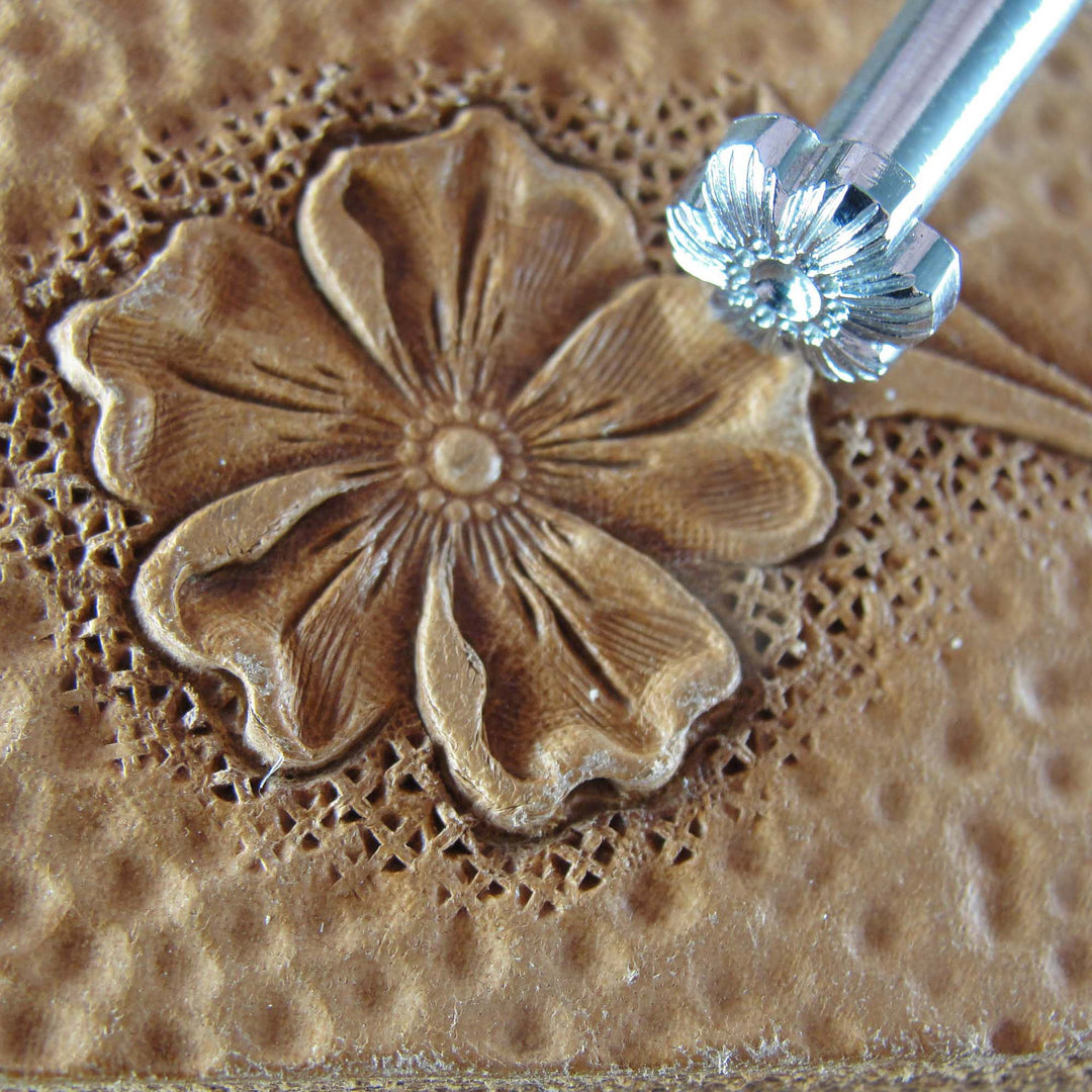Vintage Craftool Co. #815 Flower Center Stamp | Pro Leather Carvers
