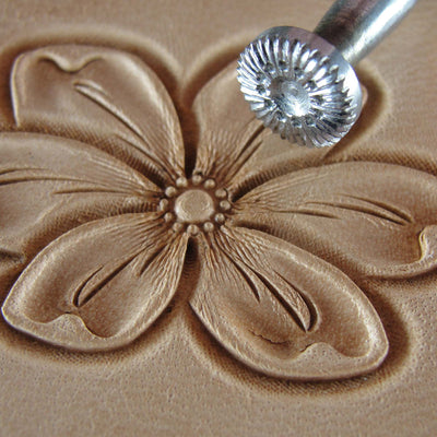 Vintage RBS #504 Flower Center Leather Stamp | Pro Leather Carvers