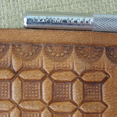 Vintage Craftool #D606 7-Seed Border Stamp | Pro Leather Carvers